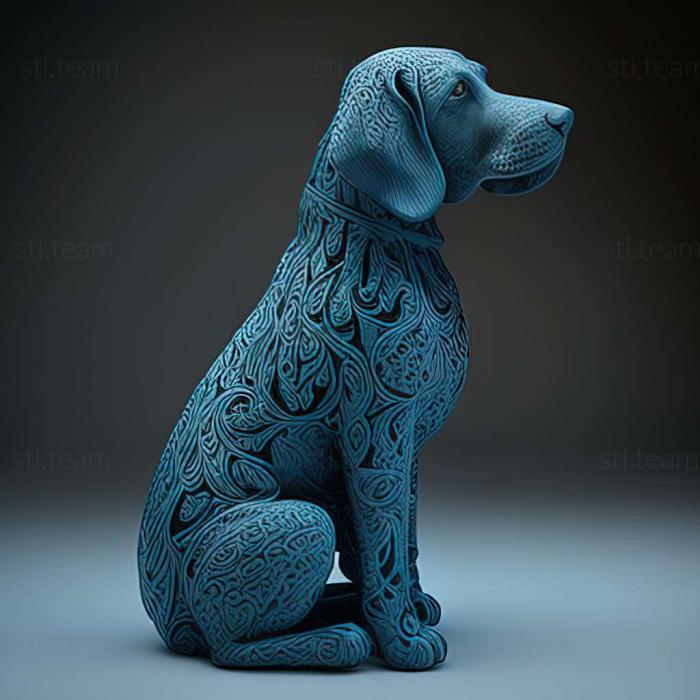 3D модель Собака Блю Лейсі (STL)